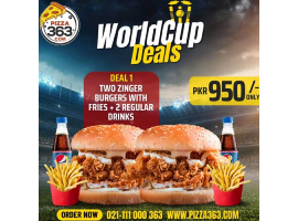 Pizza 363 World Cup Deal 1 For Rs.950/-